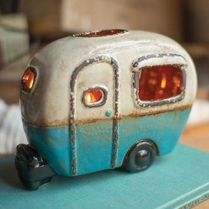 COPY - ceramic camper lamp